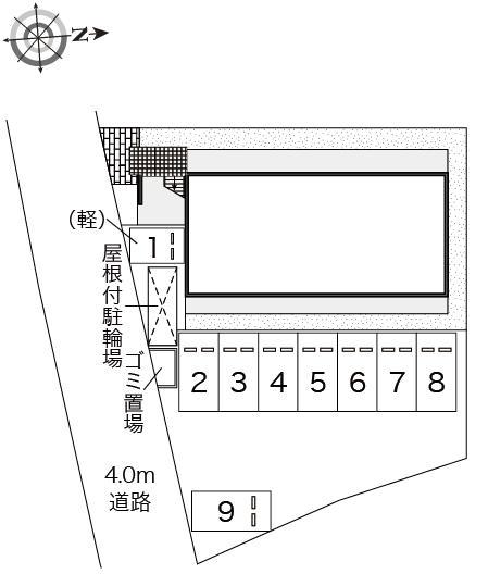 小山田(47358)の駐車配置図