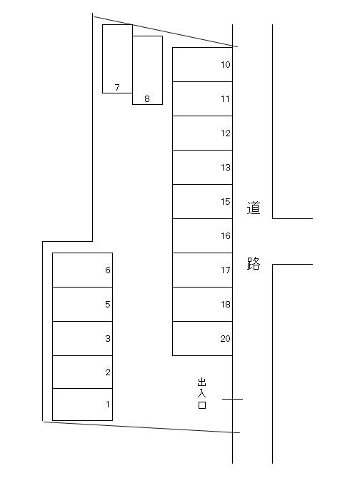 J-277の駐車配置図