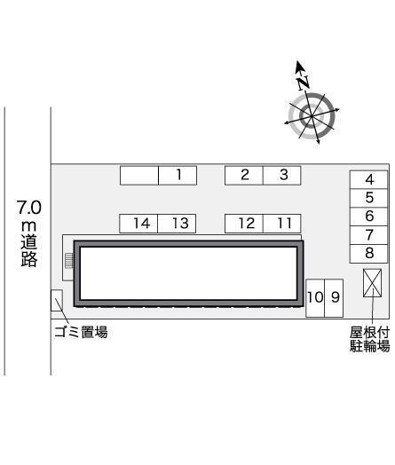 ＥＦＦＯＲＴ(26797)の駐車配置図
