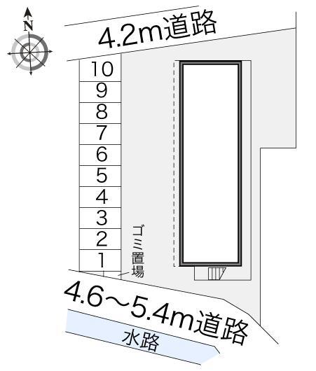 エスペランサＡ(17626)の駐車配置図