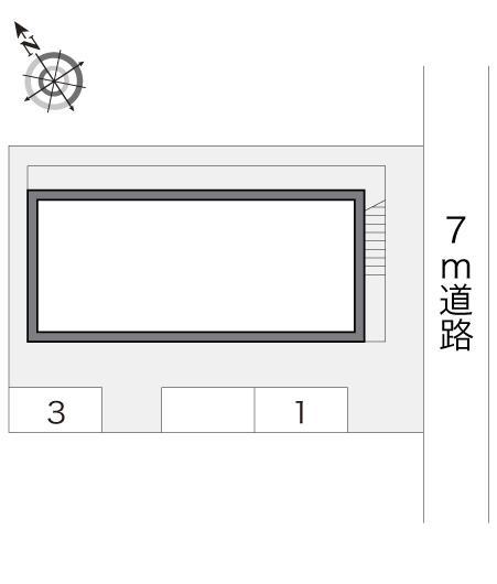 Ｃｈｕｃｈｉｋｕ(12270)の駐車配置図