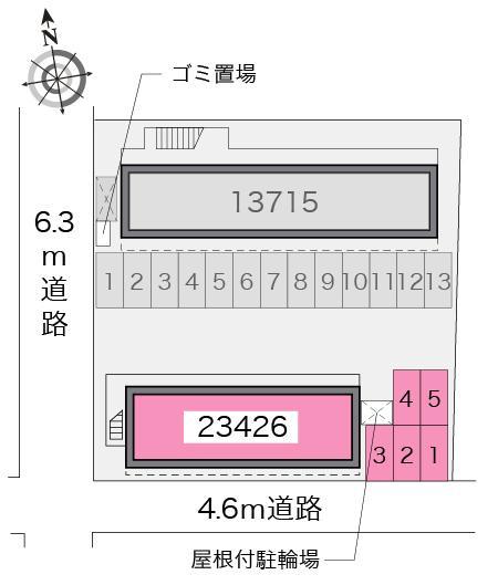 ＣＩＭＡⅡ(23426)の駐車配置図
