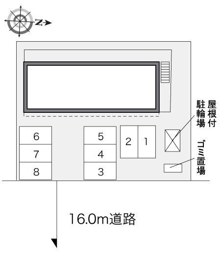 Ｅ＆Ｙ(31166)の駐車配置図