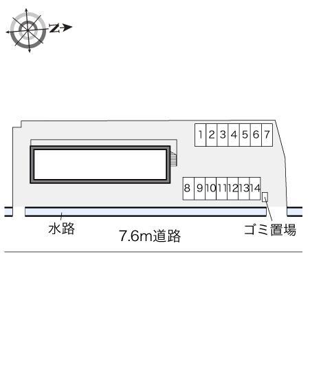 十津(18666)の駐車配置図