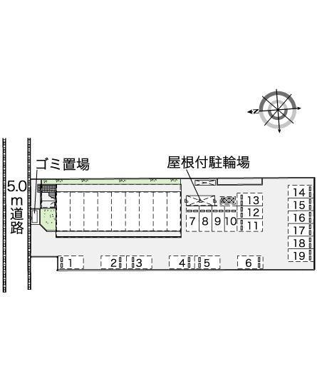 ルミュールⅢ(42536)の駐車配置図