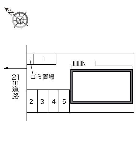 原(11411)の駐車配置図