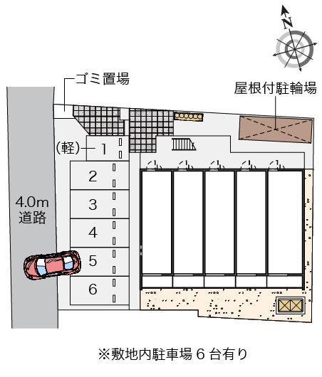 クレイノラルーチェ(58051)の駐車配置図