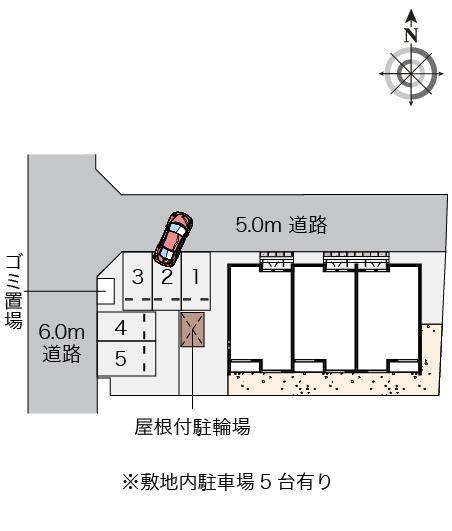クレイノクオーレ狭山(55917)の駐車配置図