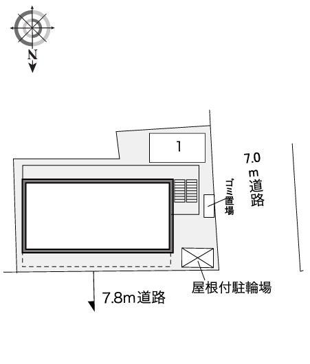 ＡＵＢＥ　沼垂西(30591)の駐車配置図