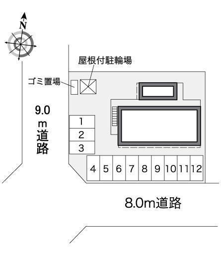 サツキⅡ(39732)の駐車配置図