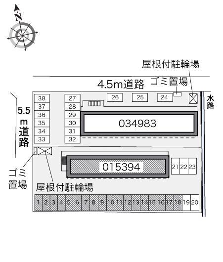 ピスティス(15394)の駐車配置図