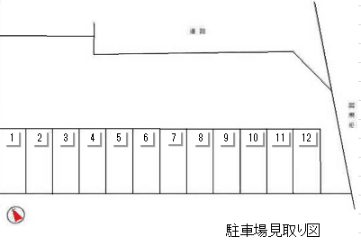 すえひろパーク上之の駐車配置図