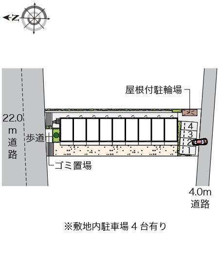 グリーンウッド(52086)の駐車配置図