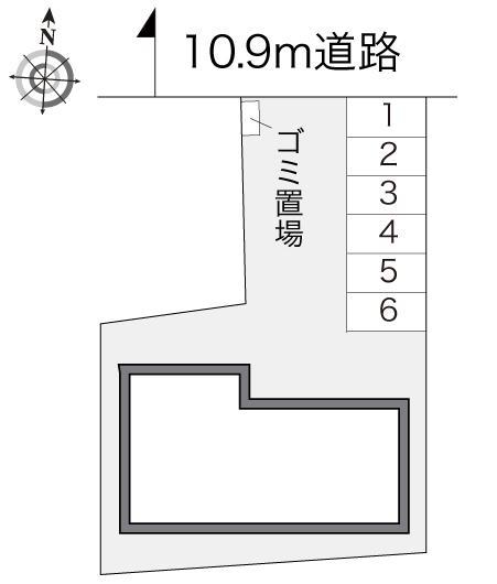 ＫＩＮＡＭＩ(17661)の駐車配置図