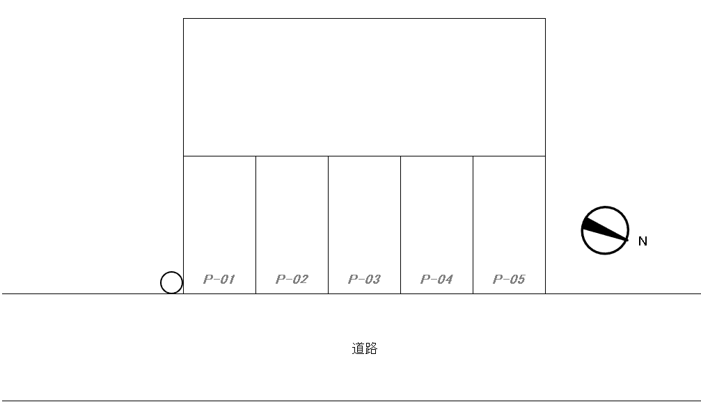 山崎２丁目佐々木駐車場の駐車配置図