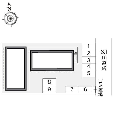サンガーデン(19161)の駐車配置図