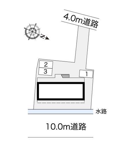 ＲｉｖｅｒＳｉｄｅ(6850)の駐車配置図
