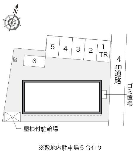 臼倉(13657)の駐車配置図