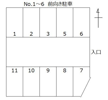 P345の駐車配置図