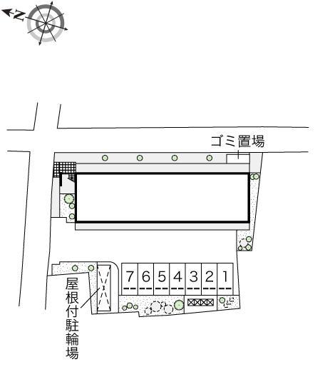 ＫＲＨフレンドⅡ(51764)の駐車配置図