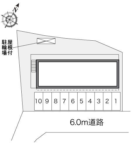 奈留川(31029)の駐車配置図