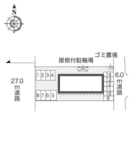 Ｌａ　Ｎｉｎａ(33595)の駐車配置図