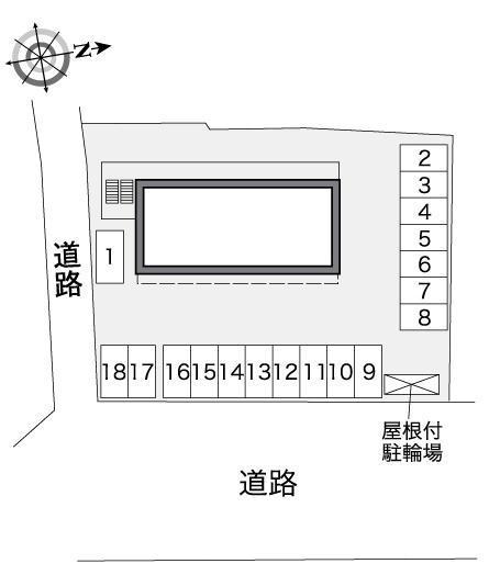 アイあいビレッジ(38327)の駐車配置図