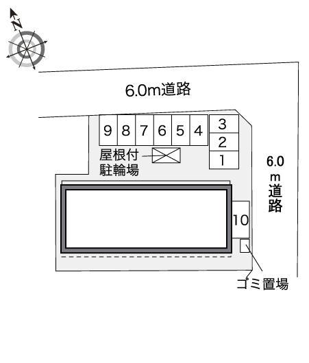 ゴールドモーニング(40309)の駐車配置図