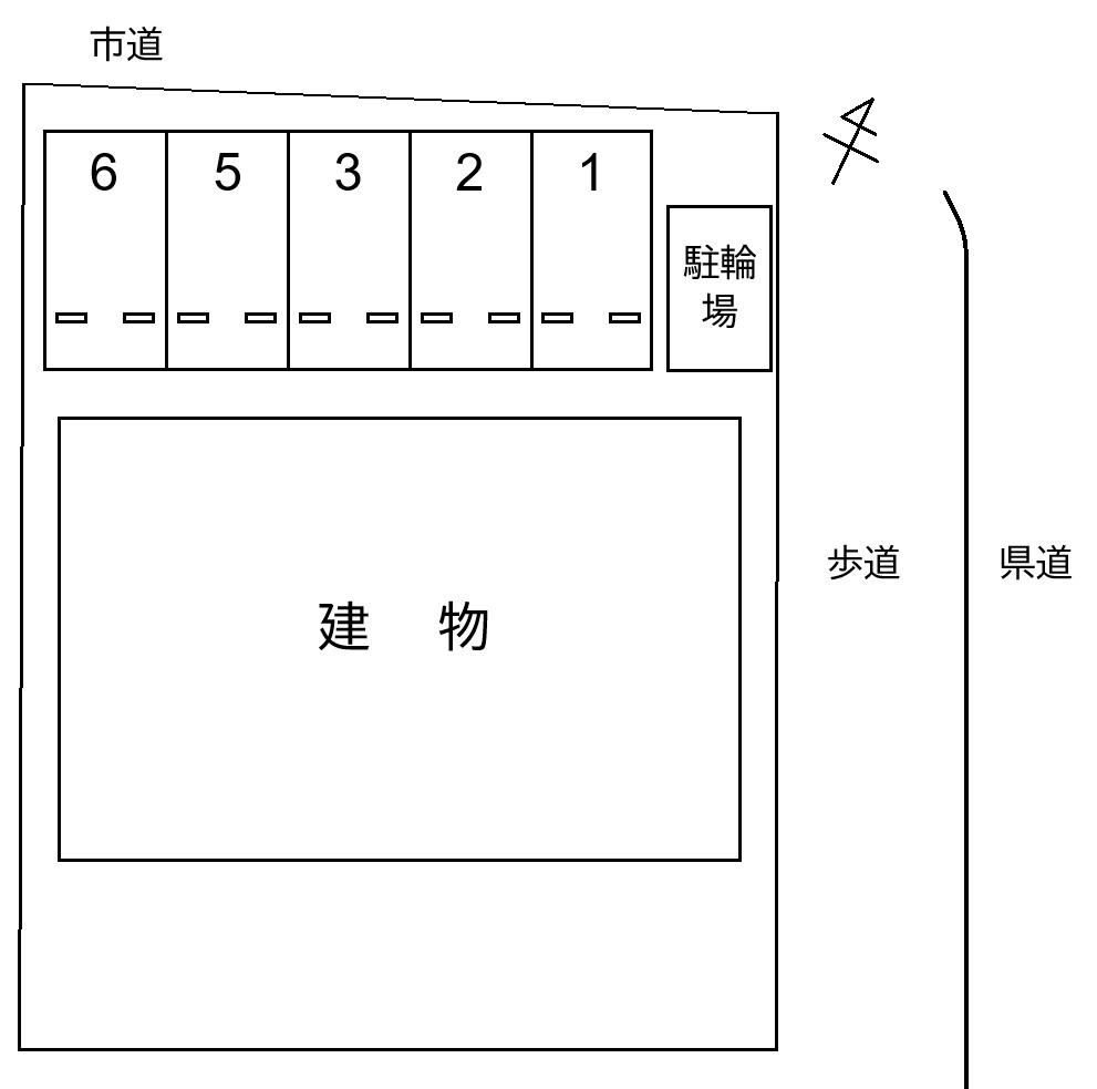 80287Abend 押沢台の駐車配置図