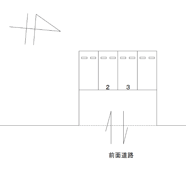 FK原崎町４丁目駐車場の駐車配置図