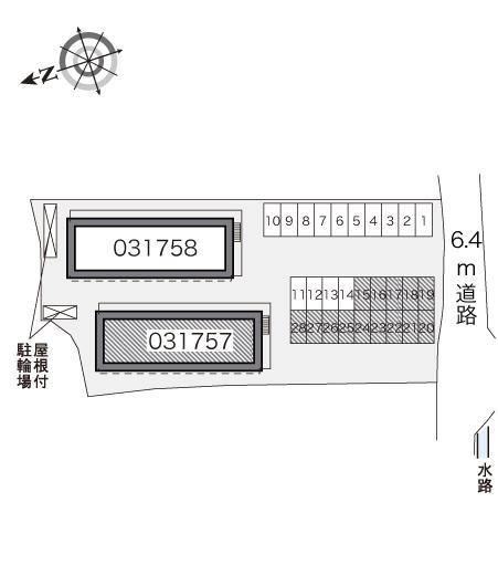 オアシスⅠ(31757)の駐車配置図