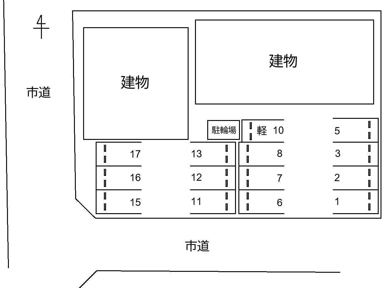 80252Confort Aの駐車配置図
