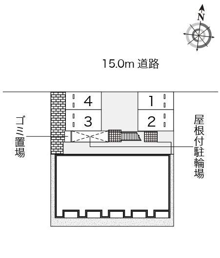 カサグランデ(54539)の駐車配置図