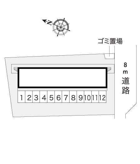 ＭＩＫＩ(8156)の駐車配置図