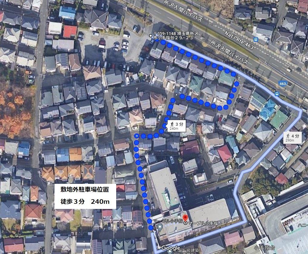 所沢市小手指台駐車場（マーブル小手指）の外観・駐車場イメージ2枚目