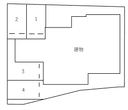 へーベルメゾン那珂の駐車場