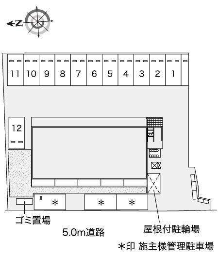 ナクティ(44806)の駐車配置図