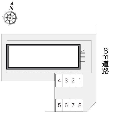 ラピュタ(11595)の駐車配置図