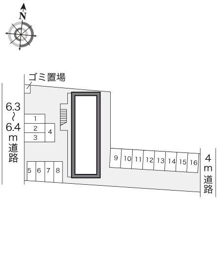 セレネ(14150)の駐車配置図