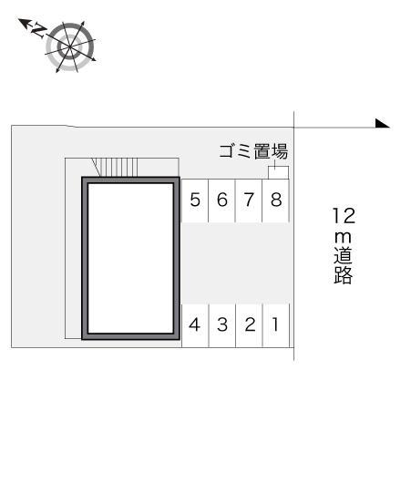 ＨＯＳＨＩＮＯ(12542)の駐車配置図