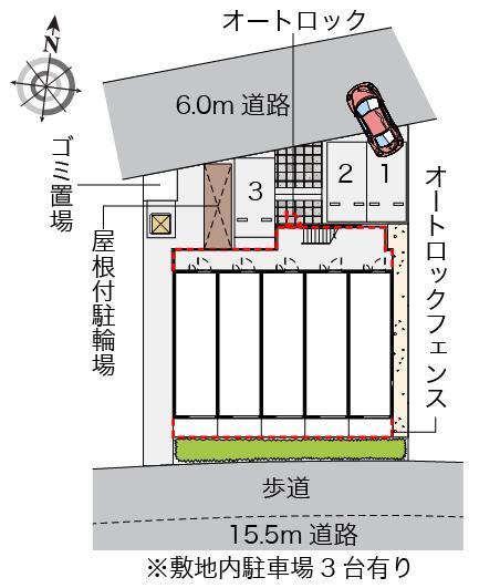 北鴻巣Ⅱ(55262)の駐車配置図