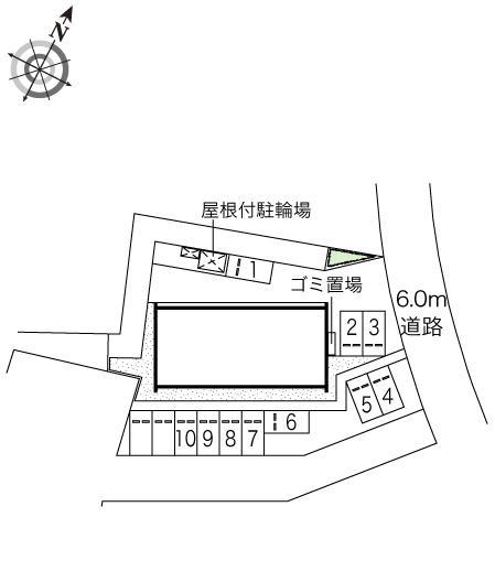 シャルム(44058)の駐車配置図