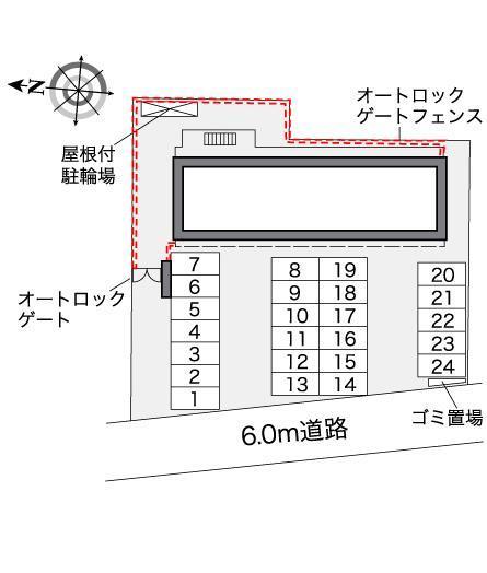 トラストワーズィ(36570)の駐車配置図