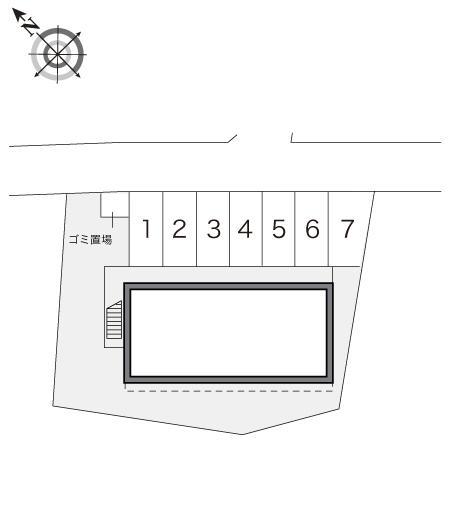 Ｇ－Ⅲ(15757)の駐車配置図