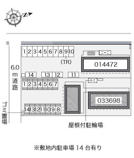 アローハ(33698)の駐車配置図