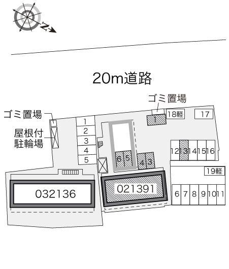 ＭＩＹＡＳＨＩＲＯ(21391)の駐車配置図