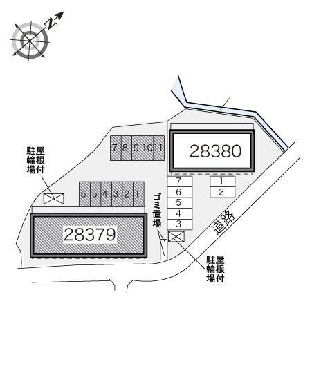 フィオーレ(28379)の駐車配置図