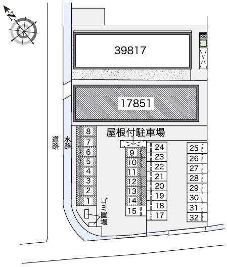 Ｌａｄｙ　Ｇｒｅｙ(17851)の駐車配置図