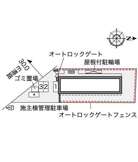 ウィステリア神田(35699)の駐車配置図