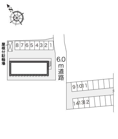 エルミタージュⅡ(24897)の駐車配置図